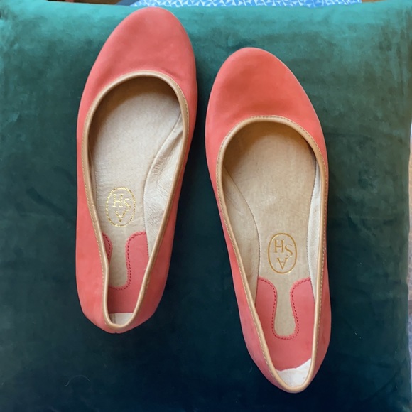 Ash Shoes - ASH Instinct Leather Ballet Flats Pink size 38
